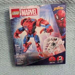 LEGO Marvel Spider-Man Mech vs. Venom Set - Red and White